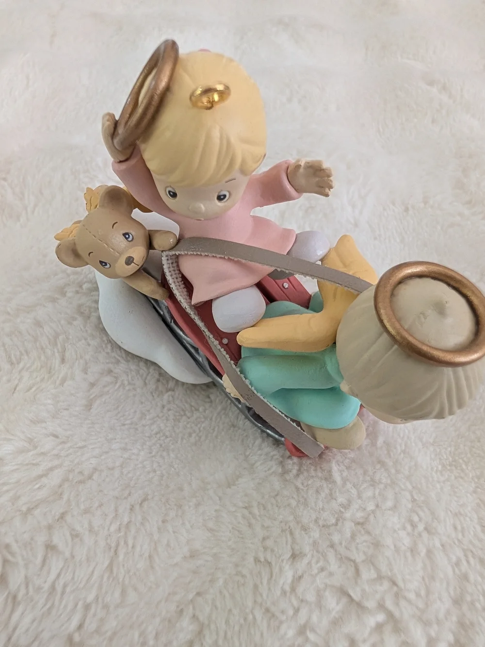 Vintage Precious Moments Hang On To Your Halo Ornament 567191 Enesco Box